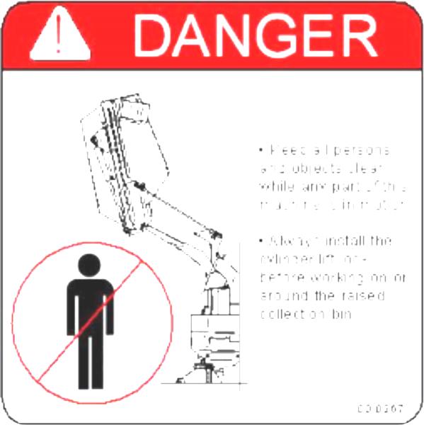 Decal, Danger RV600
