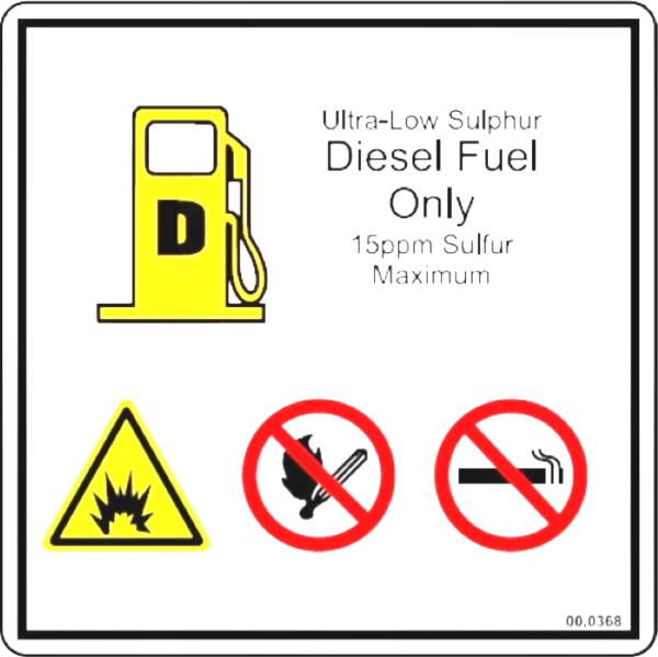 Decal, Diesel Only