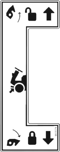 Decal, Front Hitch Lock