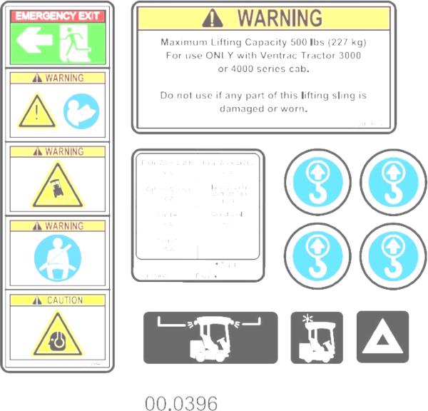 Decal, Warning LW450