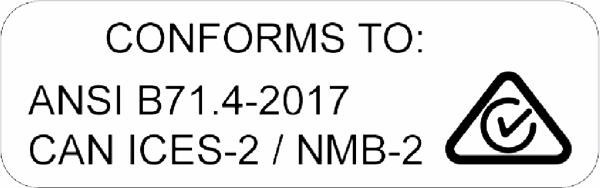 Decal, ANSI Compliance