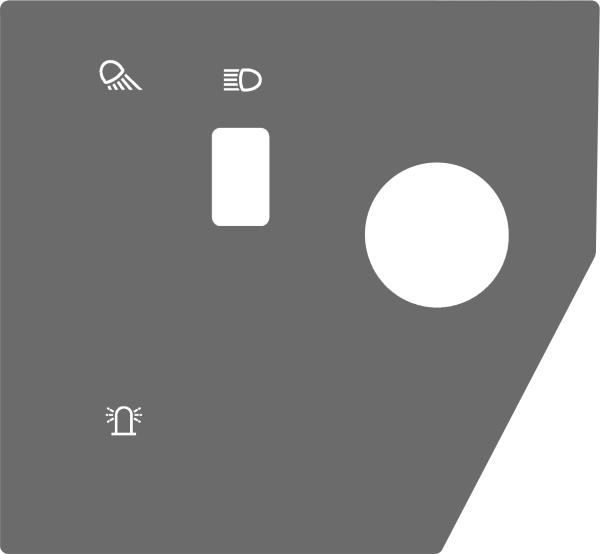 Decal, Left Switch Panel