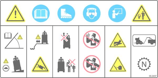Decal, Warning Operator Safety