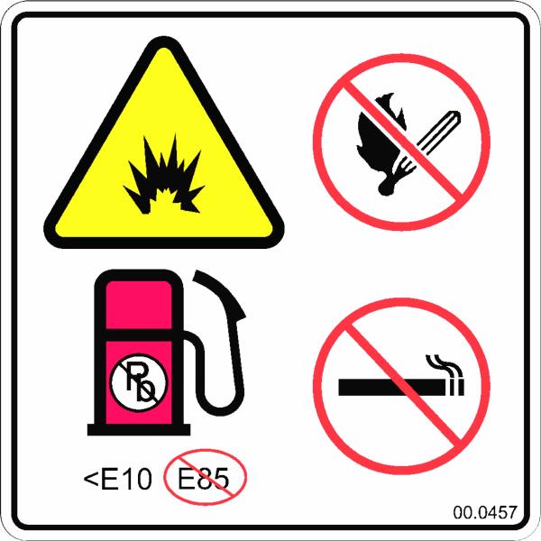 Decal, Gasoline Safety