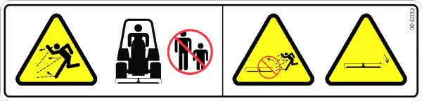 Decal, Thrown Object Hazard
