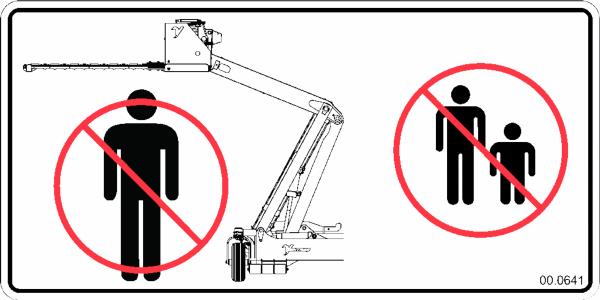Decal, Overhead Arm Hazard