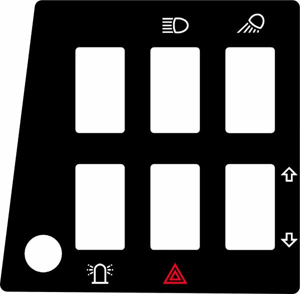 Decal, Control Panel