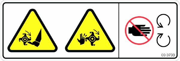 Decal, Cutting/Dismemberment Hazard