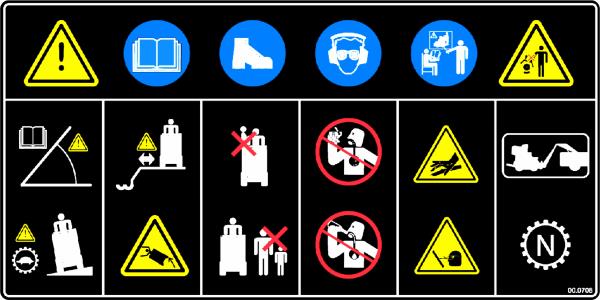 Decal, Warning Operator Safety