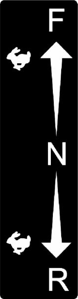 Decal, Control Lever