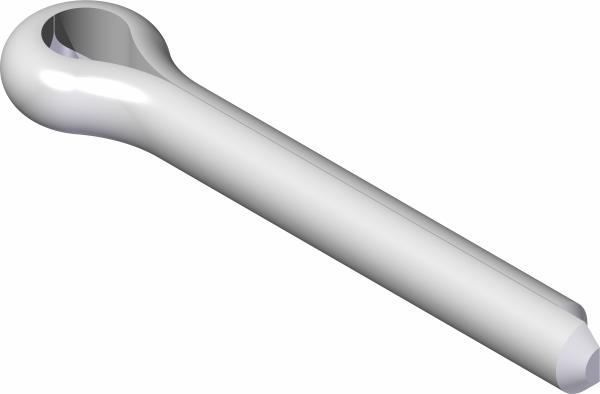 Cotter Pin, 5/32 x 1, Zinc