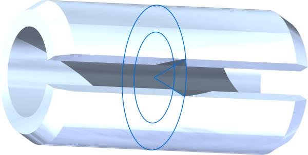 Roll Pin, 1/4 x 1/2, Zinc