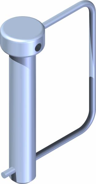 Pin, Safety Snap 3/8 x 1-3/4, Zinc