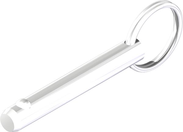 Pin, Ball 3/8 x 2" W/ Ring Grip