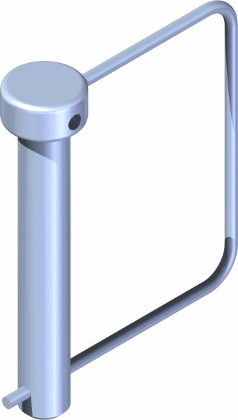 Pin, Safety Snap 3/8 x 2 1/2, Zinc