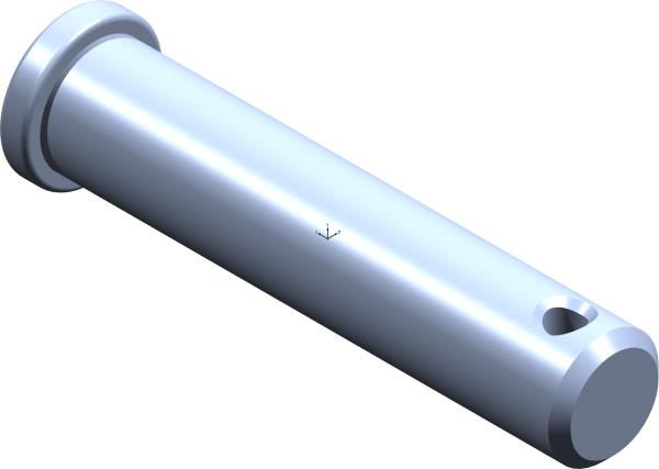 Clevis Pin, 1/2 x 2-1/4 ZP