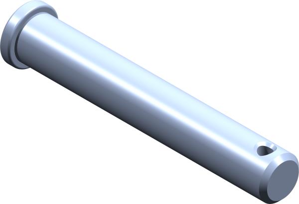 Clevis Pin, 1/2 x 3 Oal   ZP