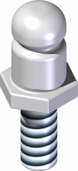 Stud, Lift-The-Dot 3/8” Long