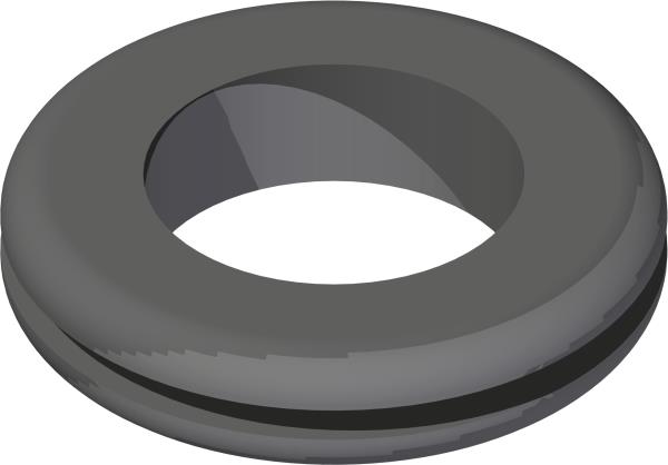 Grommet, 1 ID, 1-3/4 OD, 3/8 Thk