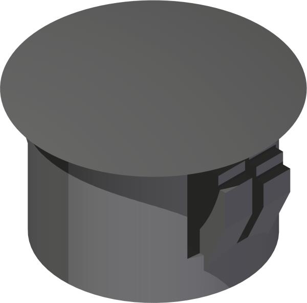 Plug, for 1/2 Panel Hole