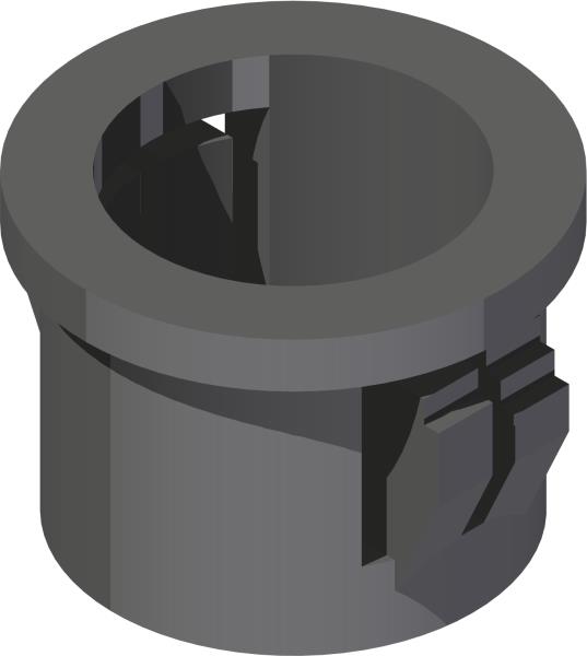 Snap Bushing, 3/8 ID x 1/2 OD