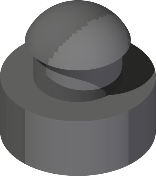 Bumper, Neoprene 10 Ga - 1/4