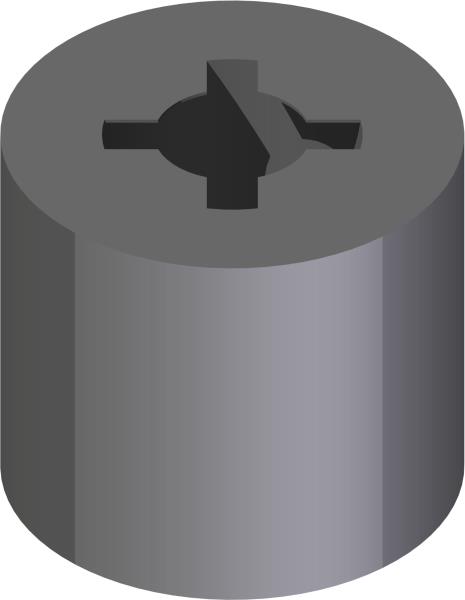 Spacer, 1/4ID x 1/2od x 7/16Lg