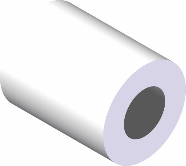 Spacer, 1/4 ID x 1/2 OD x 5/8L