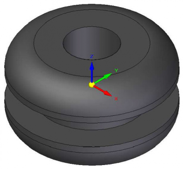 Grommet, 1/4ID, 3/4OD, 7/16T