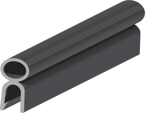 Trim, 3/8" Bulb Seal Top 3/16T