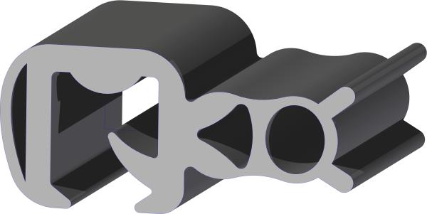 Trim, Seal Double Bulb 3/16"