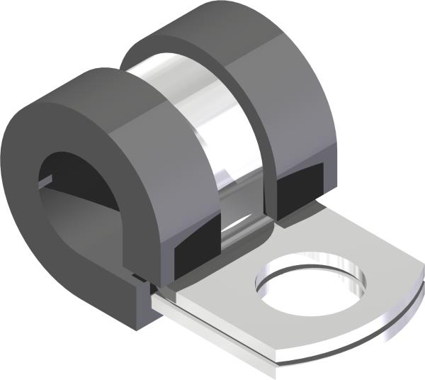 Clamp, Cushioned 3/8"