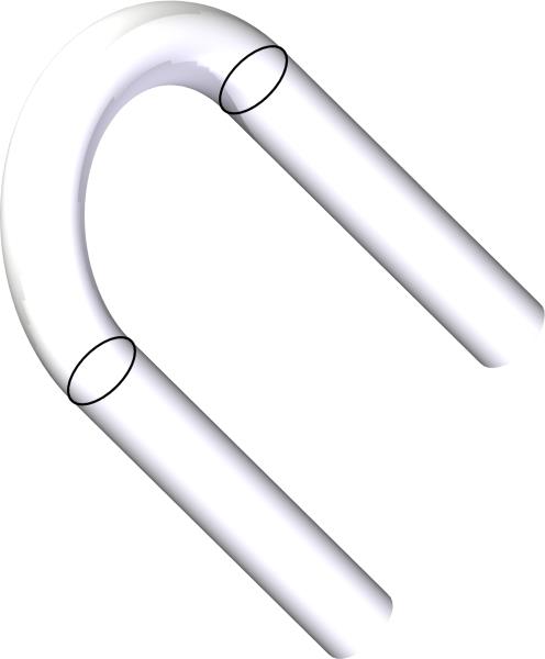 U-Bolt, 3/8-16 Pipe Size 3/4"