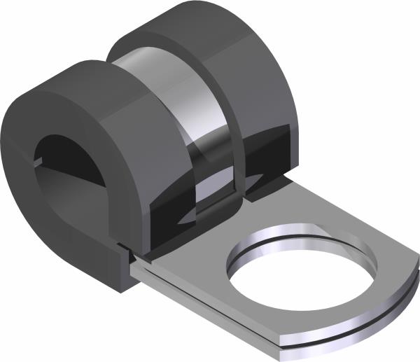 Clamp, Cushioned 3/8"