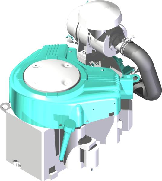 Engine, B&S Vang 21 HP Gas AC