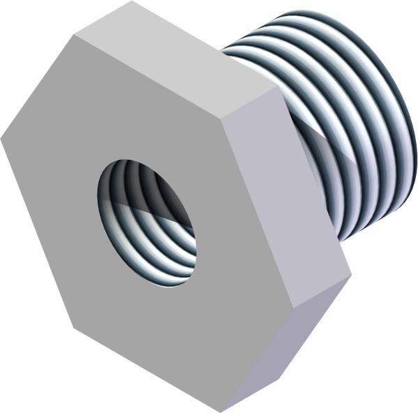 Adapter, M16-1.5 x 1/8 FP