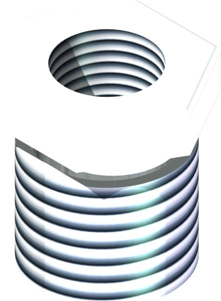 Adapter, M20 - 2.5 x 1/4 FNPT