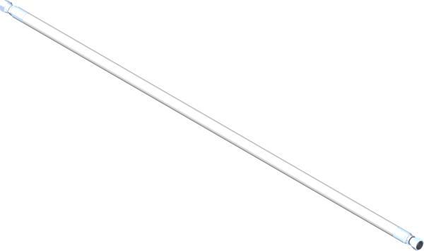 Hose, 1/2x48.50 SS Braid PTFE