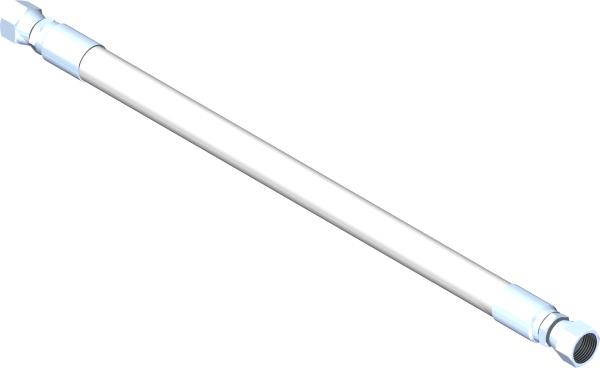 Hose, 1/2x18.38 SS Braid PTFE