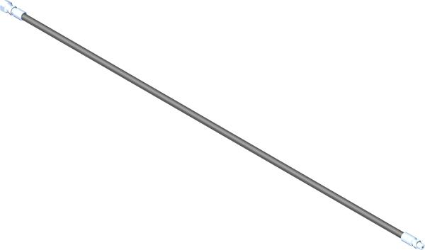 Hose, 1/4x43.00 SAE 100R17AR