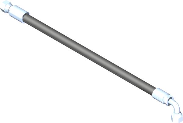 Hose, 1/2x21.00 SAE 100R17AR
