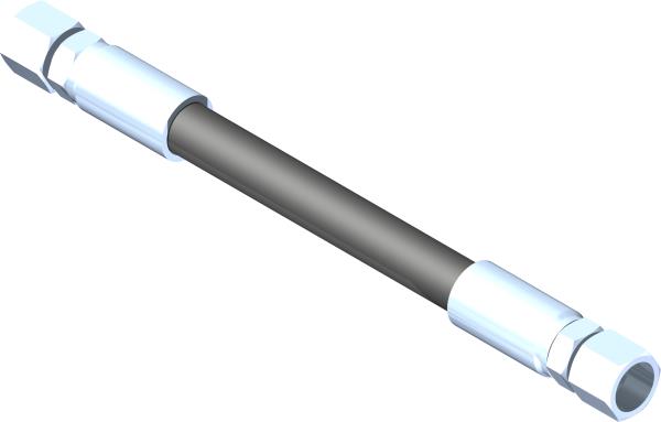 Hose, 1/2x11.75 PLK 250PSI CPE