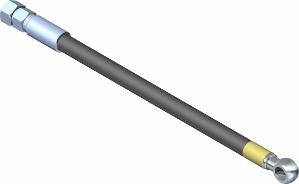 Hose, 3/8x14.00 PLK 250PSI CPE