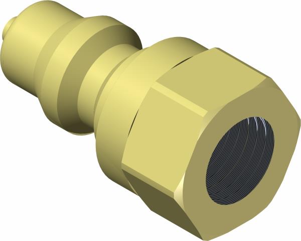 Coupler, Quick Male 1/4