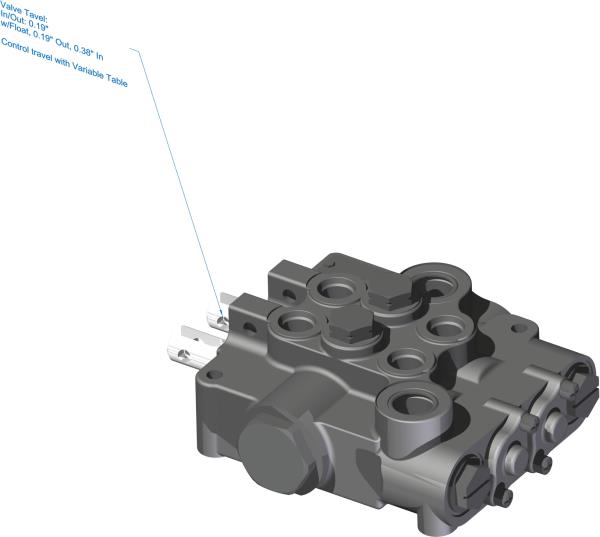 Valve, HY 2 SPL W/LH FLT,RH SP