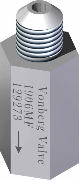 Valve, Check Vonberg 5 Psi
