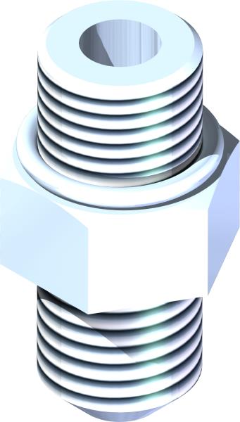 Fitting, Orifice 6400-06-06 Drilled .025"