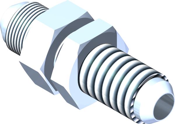 Fitting, Bulkhead 3/8 w/Locnut