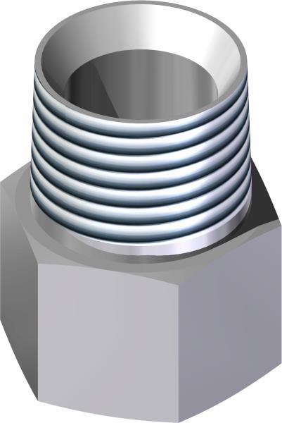 Fitting, Reducer 3/4 x 1/2 w/30deg Cham