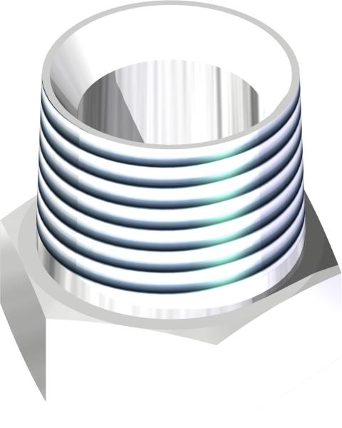 Fitting, Bushing 3/4 x 1/2